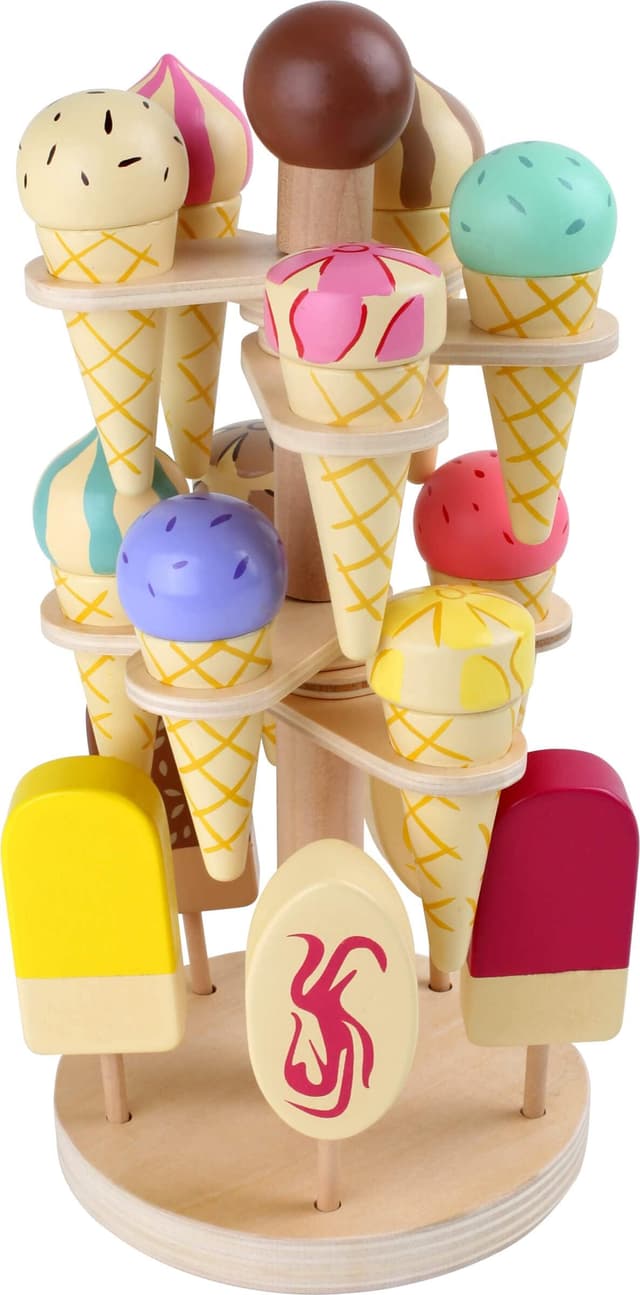 🍦🎉 Tolles Angebot! Holz Eisständer für Kinderküche und Kaufmannsladen 🎉🍦