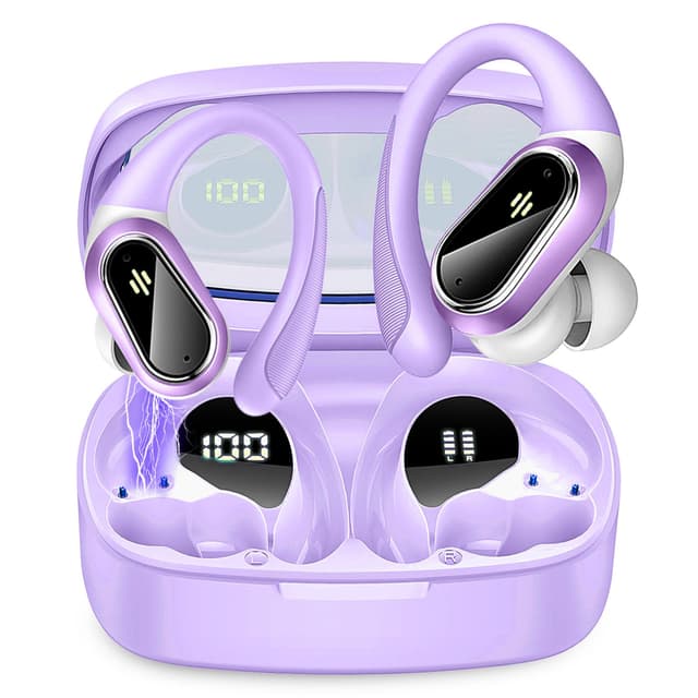 🎧 Bluetooth Kopfhörer Sport, Kabellos Bluetooth 5.3, HD Mic, IP7 Wasserdicht, 50Std HiFi Stereo - 2025 Noise Cancelling Ohrhörer
