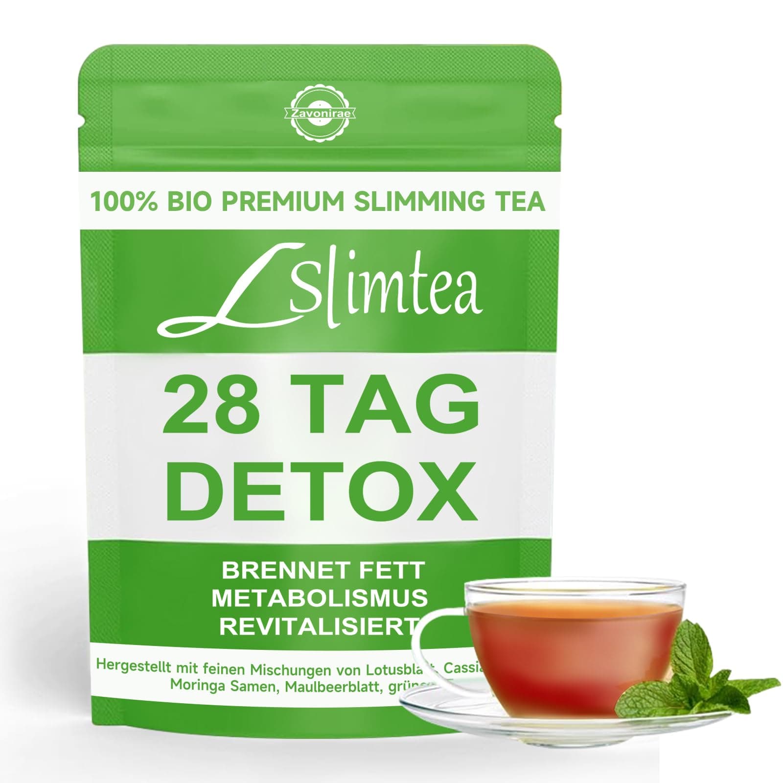 🍵 Detox Tee zum Abnehmen - Einzigartige Kräutermischung für Gesundheit & Wohlbefinden 🌿