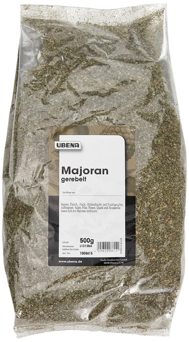 🌿 Großer Rabatt! Ubena Majoran Gerebelt 500 g