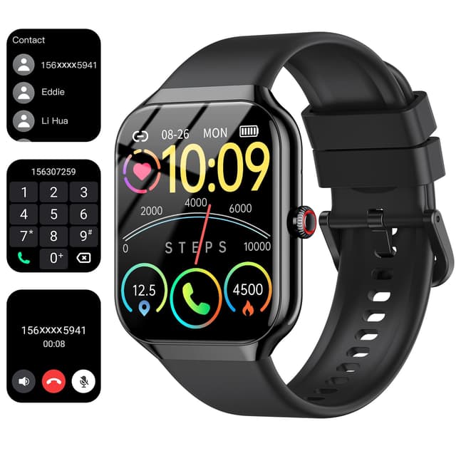 Smartwatch Herren Damen 1.96" HD Fitnessuhr 🌟