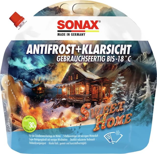 SONAX AntiFrost+KlarSicht bis -18 °C Sweet Home (3 Liter) 🌬️❄️