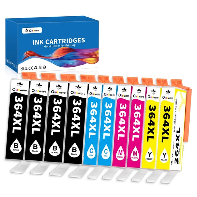 🖨️ OINKWERE 364XL Druckerpatronen Multipack Kompatibel für HP 364 XL Druckerpatronen 🌈