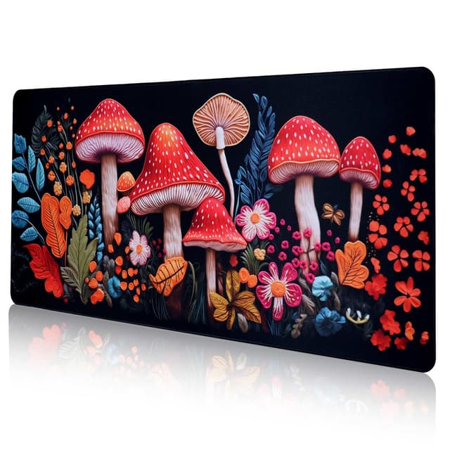 🎮 DAWNTREES Gaming Mauspad, 900x400mm-XXL Große Schreibtischunterlage 🍄