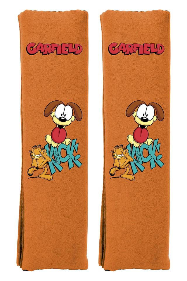 🐱🚗 Garfield 2er Set Gürtelpads für Erwachsene GÜRTELKISSEN 🚗🐱