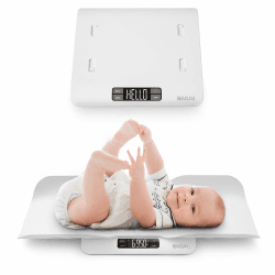 👶 BAGAIL Babywaage mit Sicherer und Bequemer Wiegefläche bis 30Kg 🐾