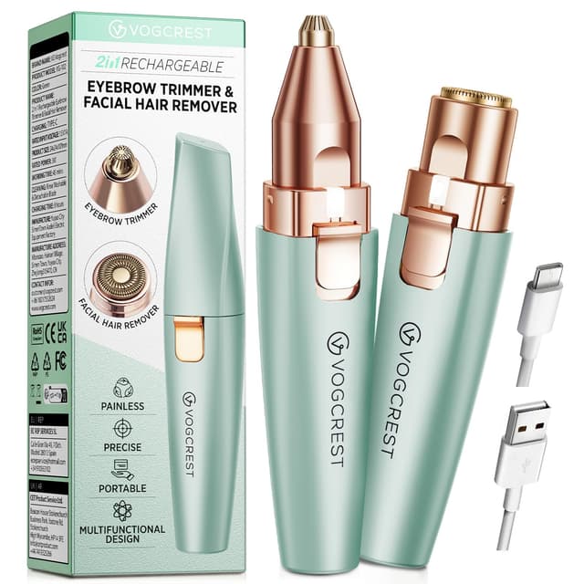 🌟 VG VOGCREST Augenbrauen-Gesichtstrimmer 2 in 1 🌟