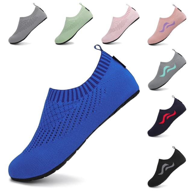 🌊🩴 SAGUARO Unisex Badeschuhe Herren Schwimmschuhe Damen Schnell Trocken Wasserschuhe Outdoor Aqua Schuhe, 37-47EU 40/41 EU Saphir - Angebot!