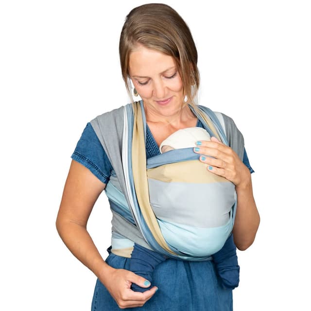 👶🌟 Hoppediz gewebtes Baby-Tragetuch ab Geburt, Neugeboren bis Kleinkind 🌟👶