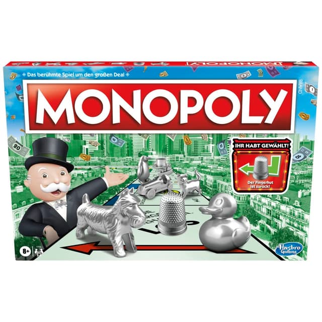 🎲 Monopoly Brettspiel - Klassisches Familienspiel für Erwachsene und Kinder
