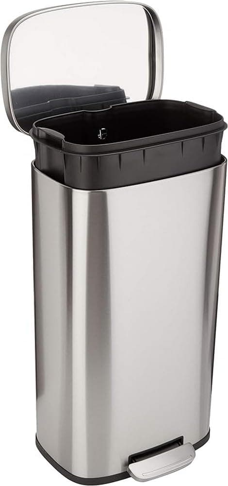 🗑️ Tolles Angebot! Amazon Basics 12L Rechteckiger Mülleimer für die Küche 🏡