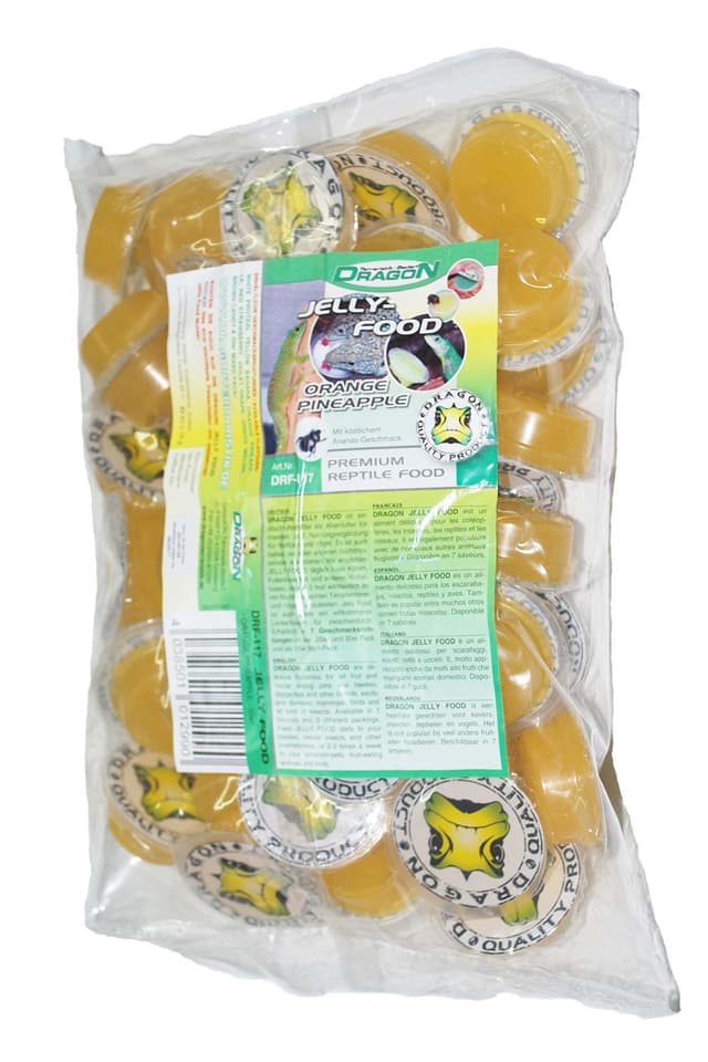 🐉 Dragon - Jelly Food 50 a16g STK. - Orange Pineapple 🍍