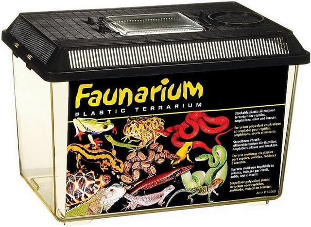 🦎 Exo Terra Standard Faunarium Medium, Schwarz 1 Stück (1er Pack) Einzelbett Angebot 🦎