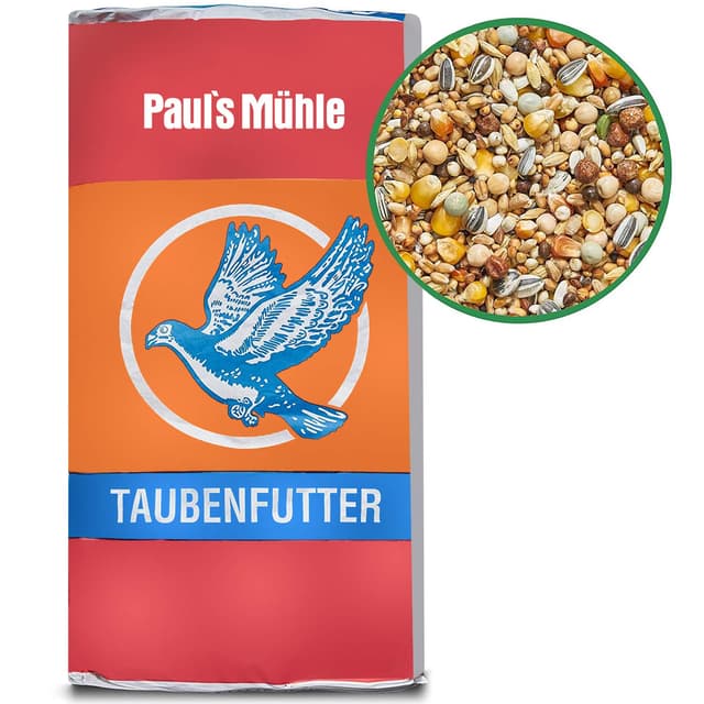 🕊️ Paul´s Mühle Taubenfutter Classic - Hochwertige Mischung 25 kg 25 kg (1er Pack) 🌾