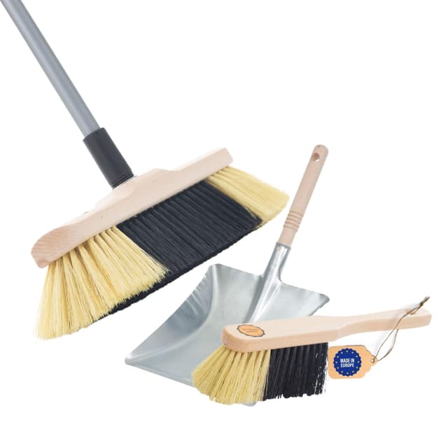 🧹 Novaliv Zimmerbesen mit Stiel FEINE KUNSTBORSTEN - Angebot!