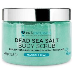 PraNaturals Körperpeeling mit Salz aus dem Toten Meer 500g 🌿🛁 Angebot bei HelloDeals