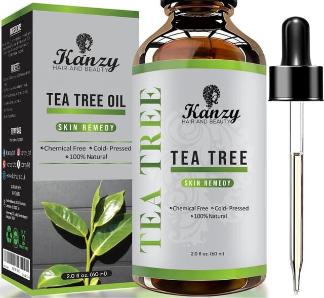 Kanzy Teebaumöl Bio Naturrein 60ml mit Pipette 🌿
