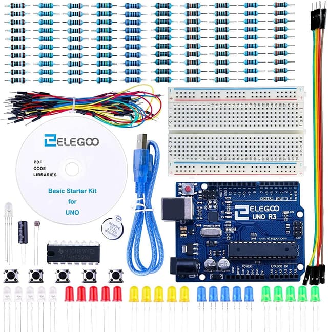 🔥 ELEGOO Basic Starter Kit Deutsch mit R3 Mikrocontroller Board - Spezialangebot! 🔥