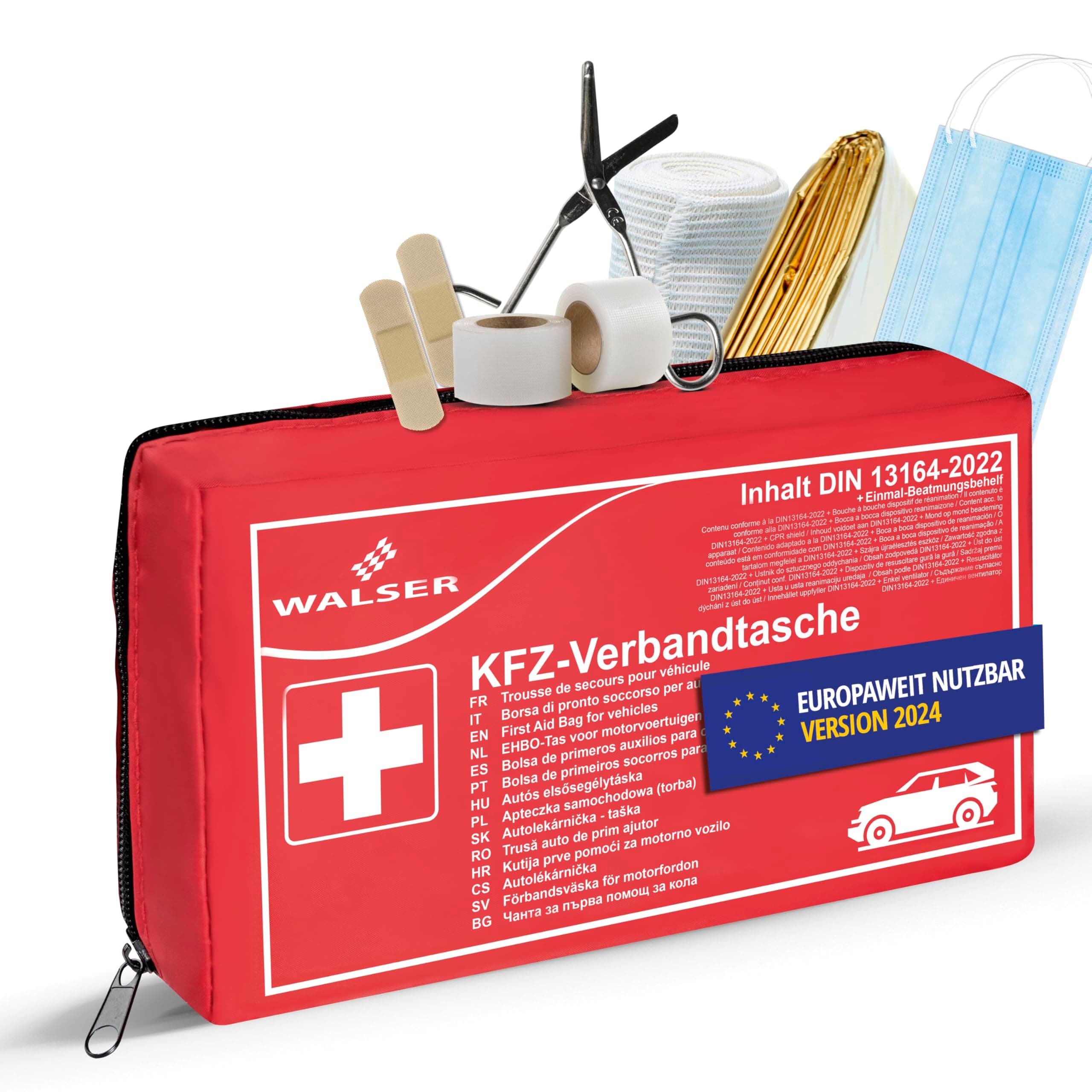 Walser Erste Hilfe Set Auto 🚑 Verbandskasten 2024 - Sicherheit an erster Stelle!