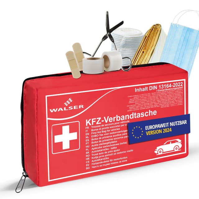 Walser Erste Hilfe Set Auto 🚑 Verbandskasten 2024 - Sicherheit an erster Stelle!