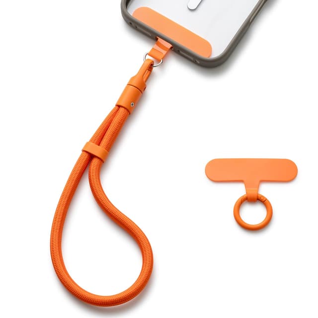 MORSUNBELA Handykette Kurz mit📱, Handschlaufe🔑, Handyanhänger🔗, Verstellbare Handykette Universal🌟