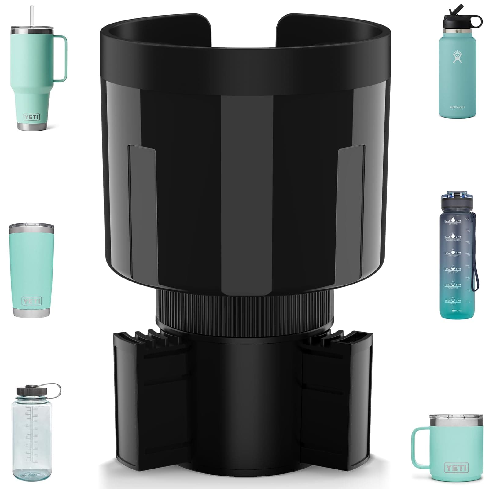 🚗🥤 TYKOR Auto-Getränkehalter-Expander-Adapter mit Verstellbarer Basis