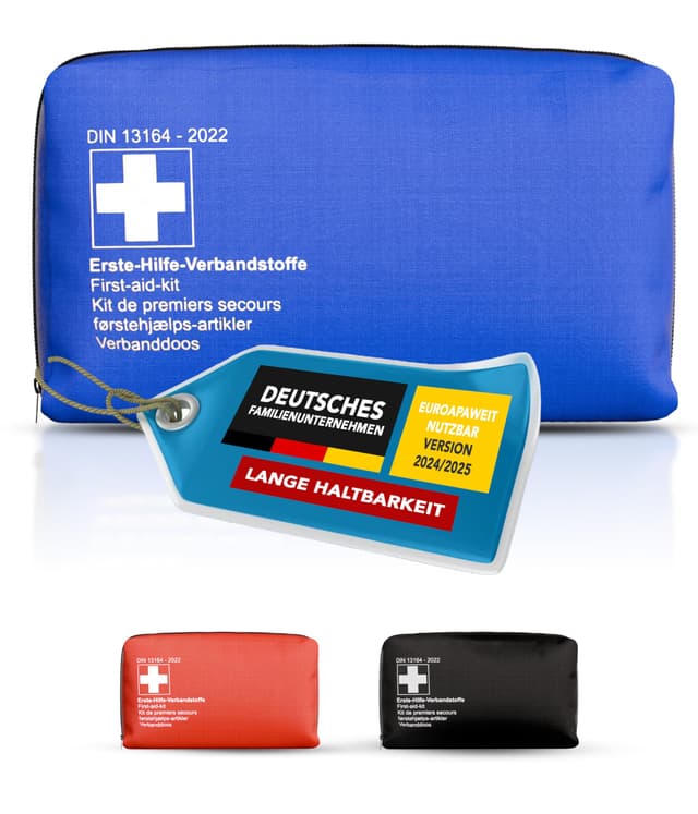 Thomatex® KFZ Verbandstasche 2024/2025 [DIN 13164-2022] 🚑