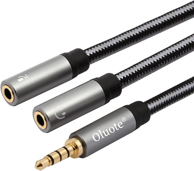 🎧 Oluote 3,5 mm Y Klinke Adapter Headset Splitter Angebot 🎶
