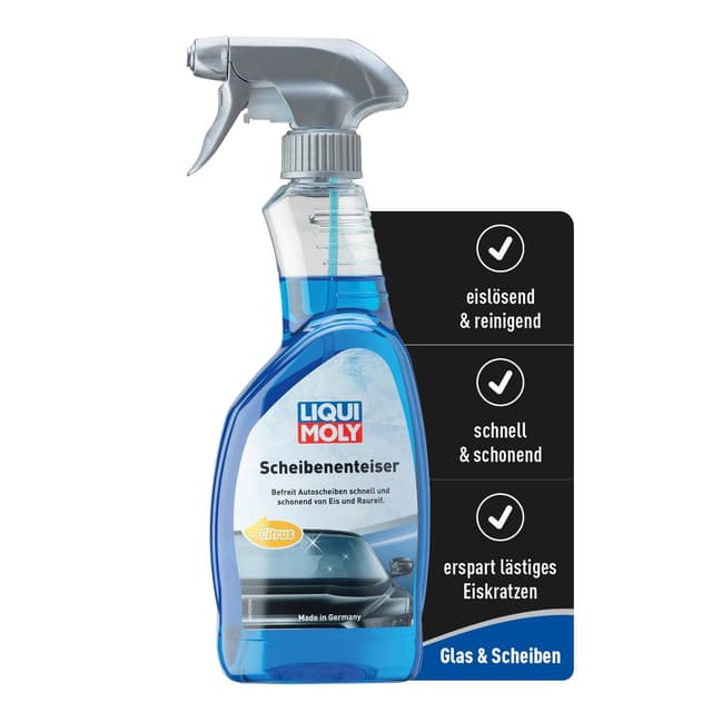 🚗🧊 LIQUI MOLY Scheibenenteiser - Entfernt schnell & schonend Eis im Winter 🧊🚗
