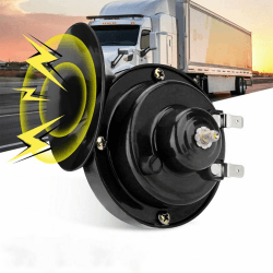 Super laute Zughörner Autohupe 🚗🔊 Luft elektrisches Schneckenhorn 300 dB wasserdicht Kfz Zubehör Angebot bei HelloDeals