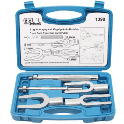 CCLIFE Trenngabel Kugelgelenk Set KFZ Spurstangenkopf Abzieher Ausdrücker Montagegabel, 5 tlg 17-23-28mm 🛠️ Angebot bei HelloDeals