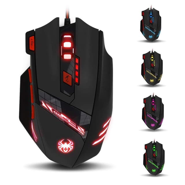 🎮 Zelotes T90 Gaming Maus 9200 DPI | USB Gaming Maus 🖱️