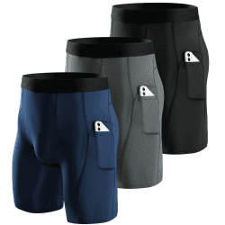 NIKSA 1/3er Pack Herren Kompressionsshorts 🏃‍♂️🔥 Sport Unterhosen