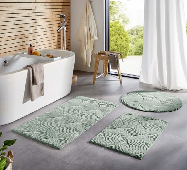 🛁 Taracarpet Badematte Homestyle rutschfest waschbar Badezimmerteppich 🚿