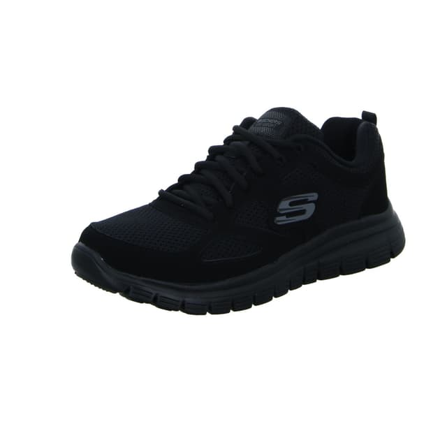 🔥 Deal des Tages! Skechers Burns- Agoura Herren Turnschuhe 43 EU Schwarz Black 52635 Bbk