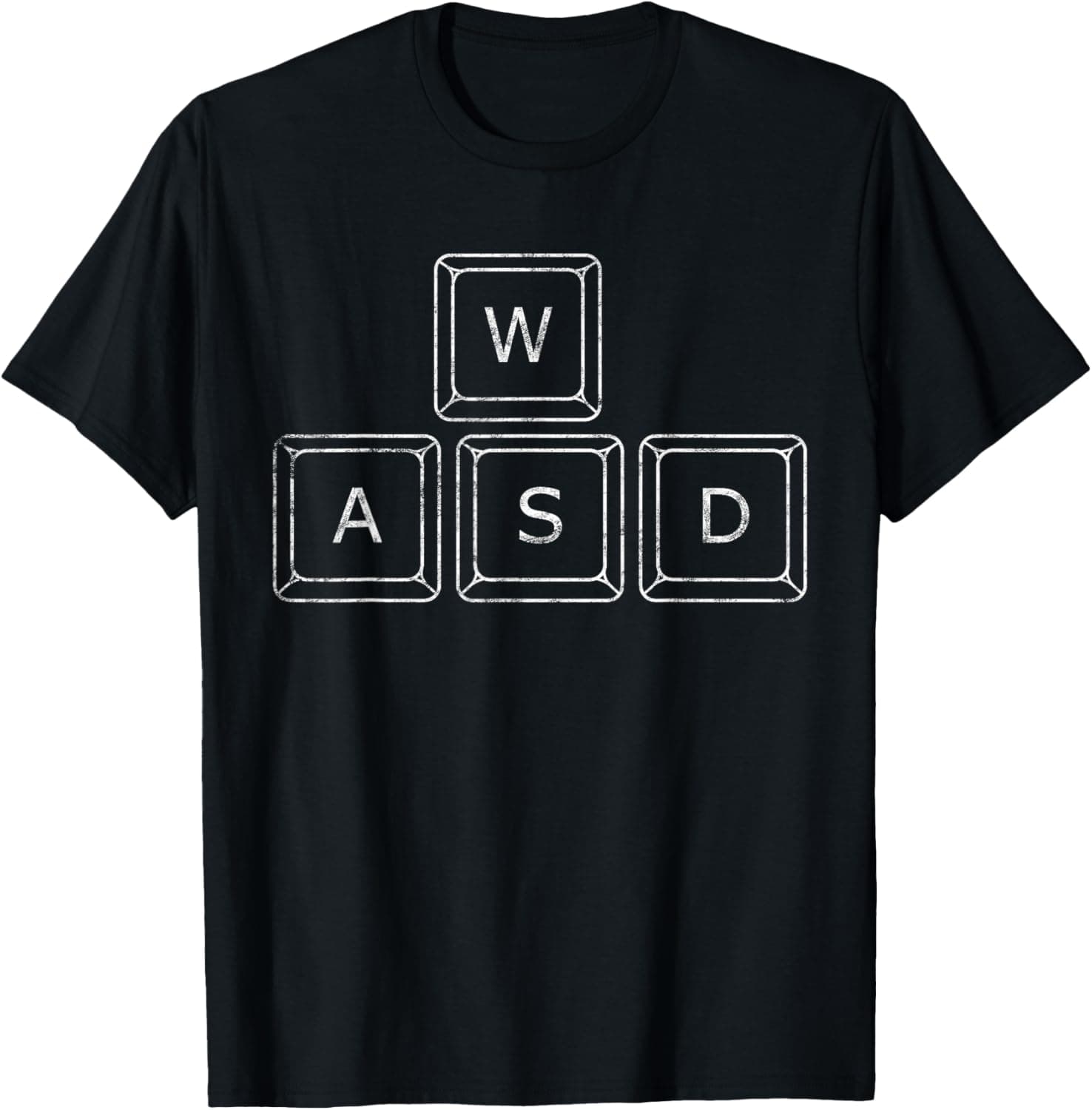 🎮 WASD PC Gamer Keys Gaming T-Shirt Geschenk 🎁