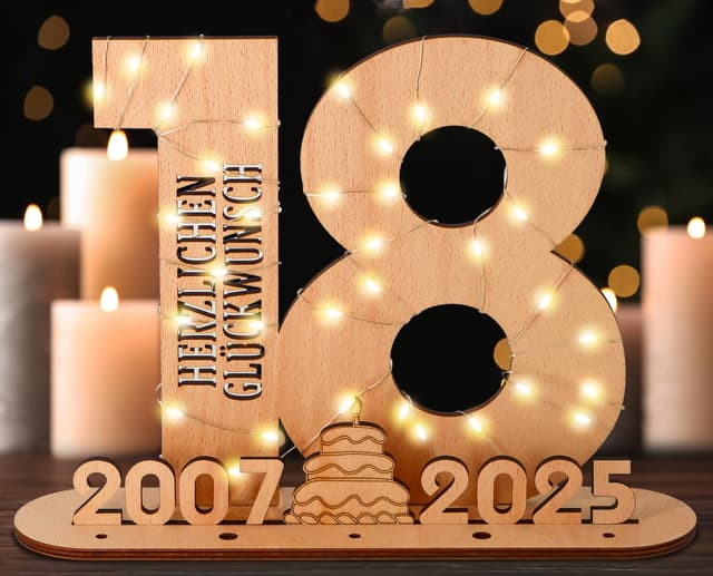 Giftota - Originelle 18. Geburtstag Geschenk Mädchen & Jungen