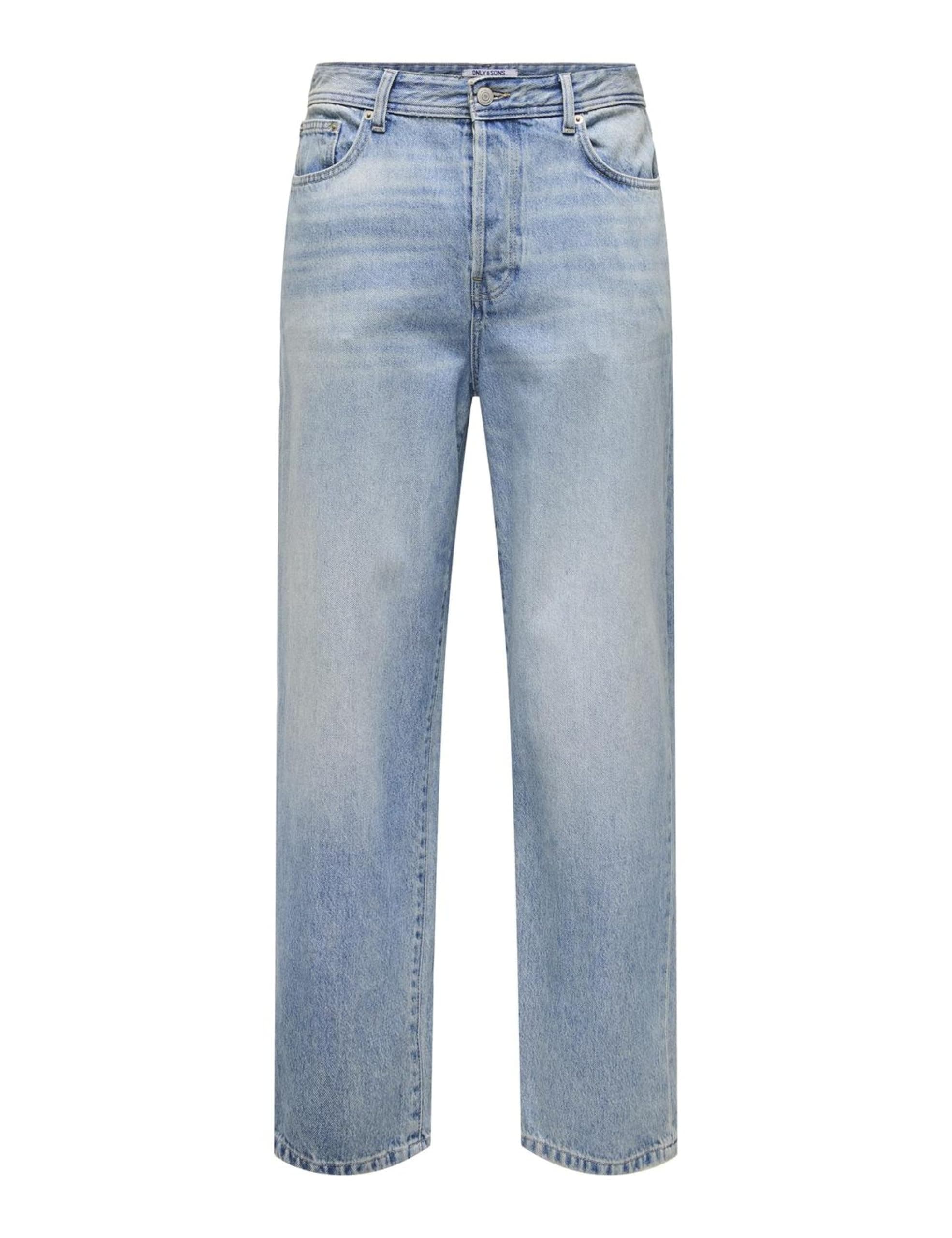 👖 NUR & SONS Herren Jeans 32W / 32L Hellblauer Denim - 63% Rabatt! 🌟