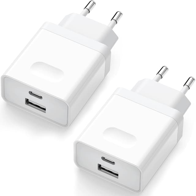 🔋 USB C Ladegerät, USBC Adapter Netzteil 20W für iPhone 16 15 14 13 12 11 Pro Max SE XS XR 8 Plus, Galaxy S23/S22/S21, Netzstecker USB Stecker Mehrfach Charger Handy Ladestecker Wufuera