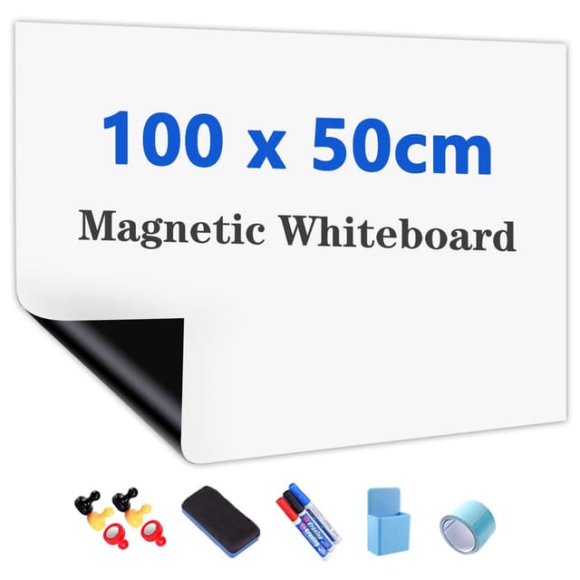 🌟 Super Angebot: JOMUSAGA Whiteboard Folie 100x50 cm 🧲