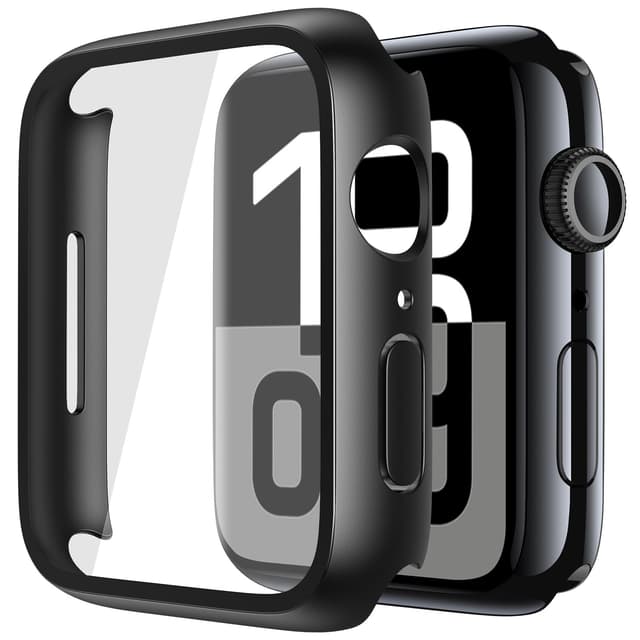 🌟 Misxi 2 Stück Harte PC Schutzhülle mit Gehärtetem Displayschutz für Apple Watch Series 10 (2024) 46mm 🌟