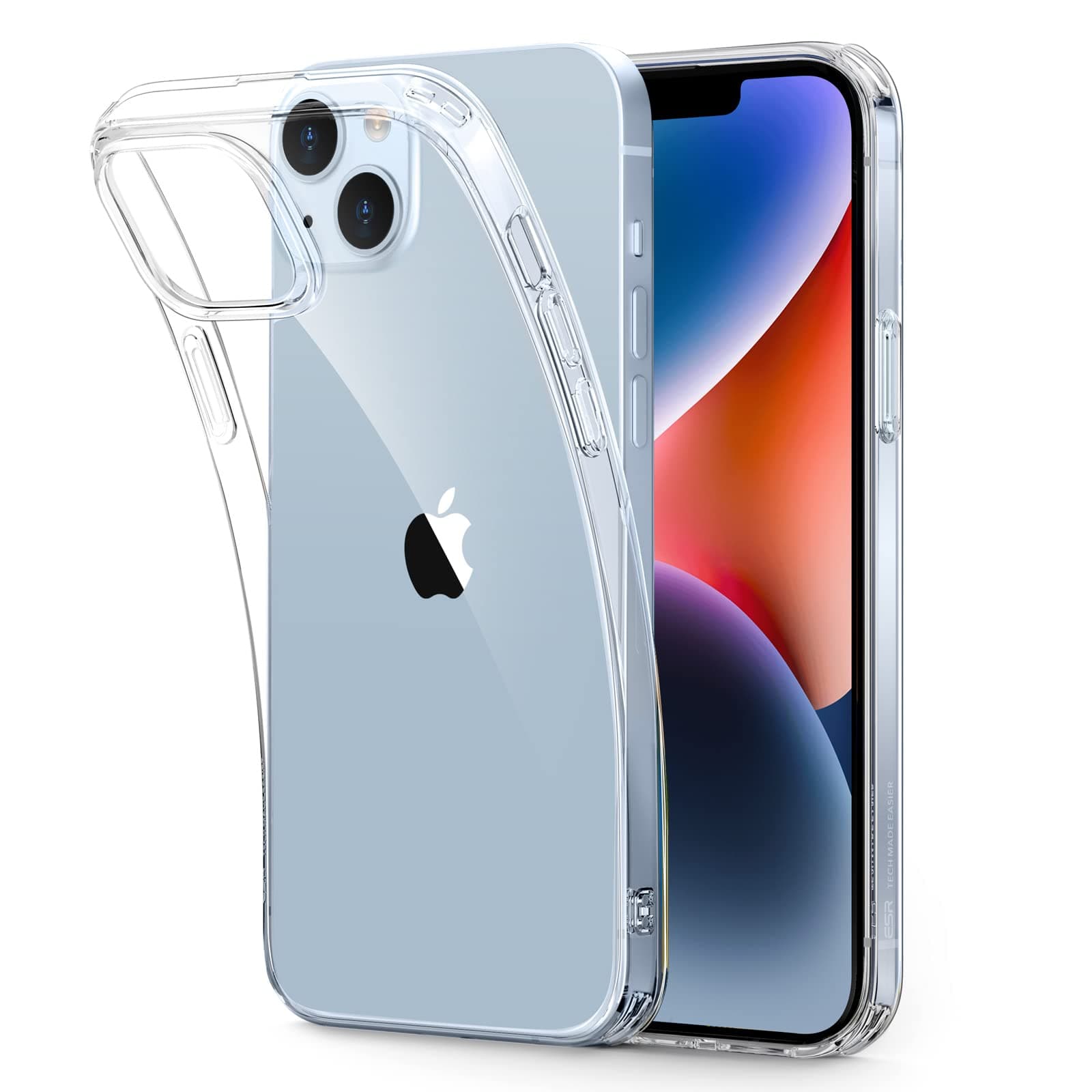 ESR iPhone 14/iPhone 13 Klare Stoßfeste Dünne Silikon Handyhülle 📱🔥