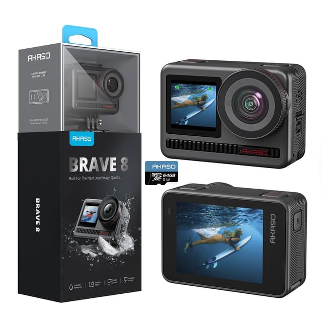 AKASO Action Cam 4K60FPS 48MP WiFi Unterwasserkamera 🌊📷