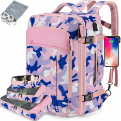 Lumesner Handgepäck-Rucksack, extra groß, 40 l, Flugzugelassen, Reiserucksack für Männer und Frauen
