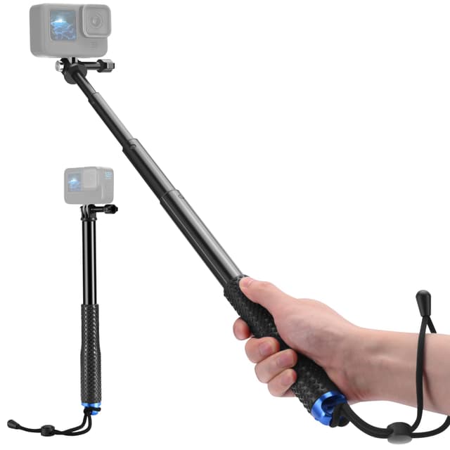📸 Wasserdichter Selfie-Stick für GoPro und DJI Osmo Action Kameras 37Zoll/94CM 🌊