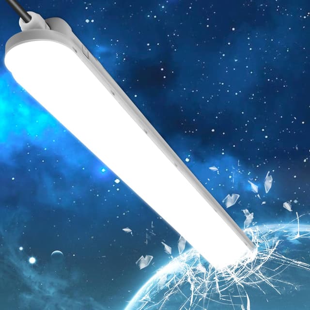 TONFFI Feuchtraumleuchte LED 120CM 36W 4500LM Röhrenlampe Komplett IP65 Verknüpfbar 🌟