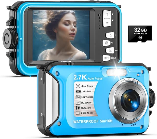 Yixinxin Unterwasserkamera 2.7K Digitalkamera 📷🌊