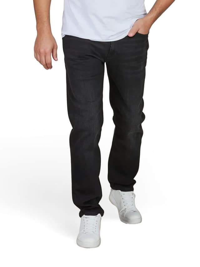 👖 JACK & JONES Jeans Herren Stretch lang Straight Fit JJICLARK Jeanshose Hose Denim Blau Schwarz 30 31 32 33 34 36 38 34W / 32L Black (Cb 137) - Deal des Tages! 🌟