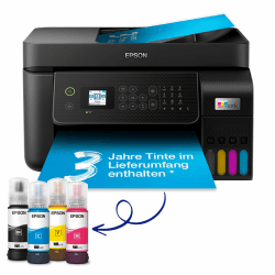 🖨️ Epson EcoTank ET-4800 A4-Multifunktions-Wi-Fi-Tintentankdrucker - Bis zu 3 Jahre Tintenvorrat inklusive! 🌈