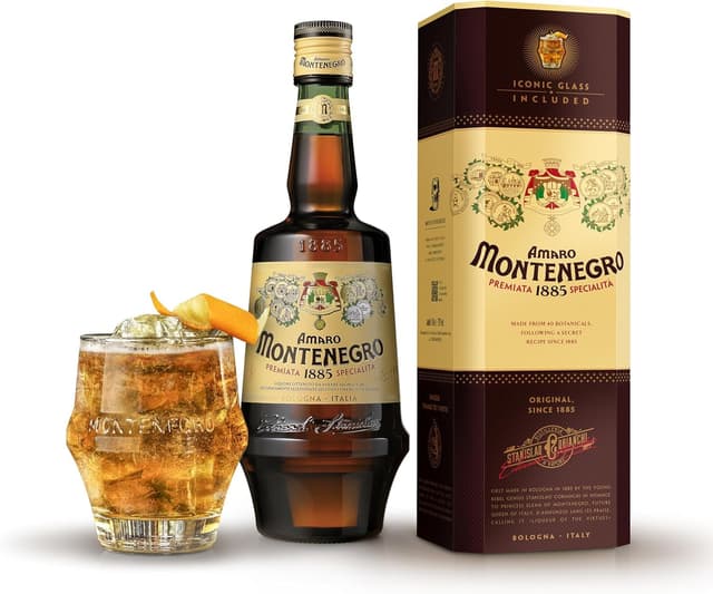 Sonderangebot: Amaro Montenegro 70 cl Geschenkpack - Italienischer Bitter 23% Vol. 🍊🍋🌿